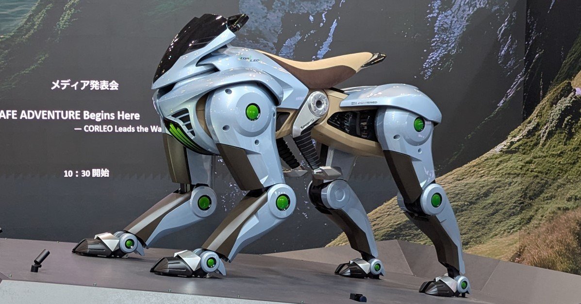 人が乗れる四足歩行ロボ「CORLEO」、2035年に製品化へ 川崎重工（1/2