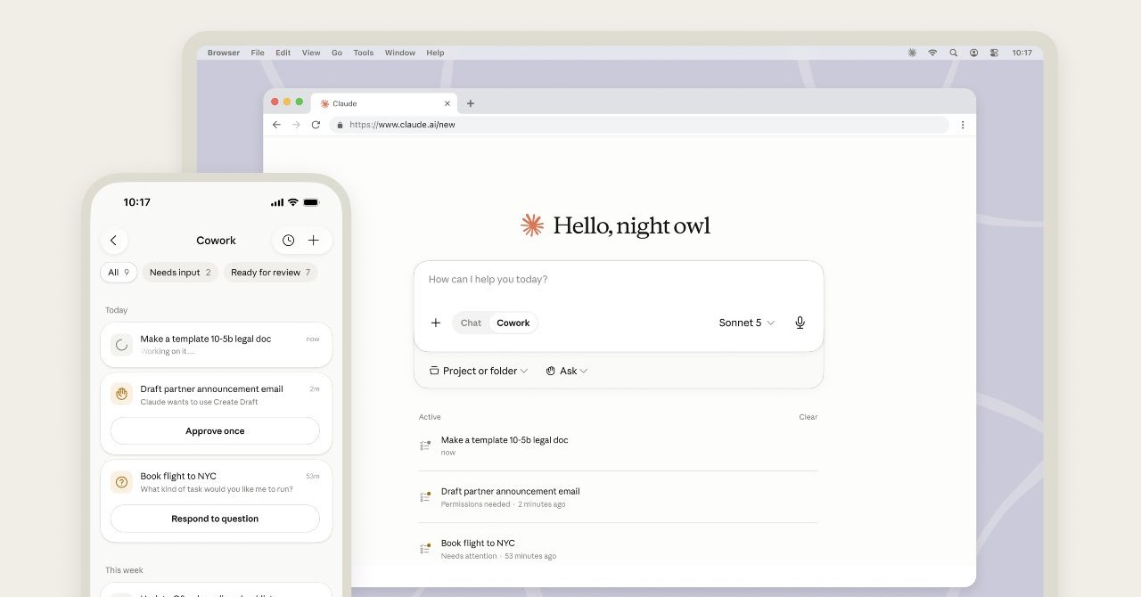 Anthropicの「Claude Cowork」がWebとモバイルでも利用可能に まずはMaxプランから