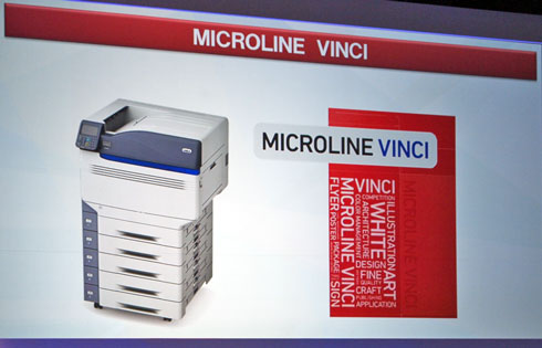 5色印刷にも対応――沖データ、デザイン・DTP向けプリンタ「MICROLINE VINCI」3機種：仕事耕具 - ITmedia エンタープライズ