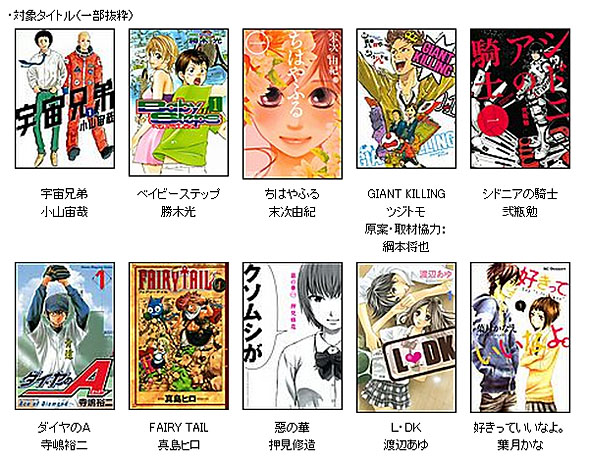 eBookJapan、講談社の人気コミックまとめ買いセットが20％オフに：『宇宙兄弟』『ちはやふる』など150作品超