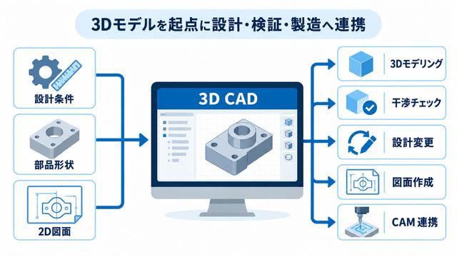 図解:3D CADの目的と効果