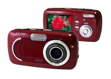 NHJ、519万画素CCDの薄型デジカメ「D'zign S501」発売（画像）（1/2枚