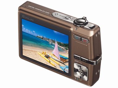 カシオ、高輝度2.7インチ液晶の6メガEXILIM ZOOM（画像）（1/3枚目