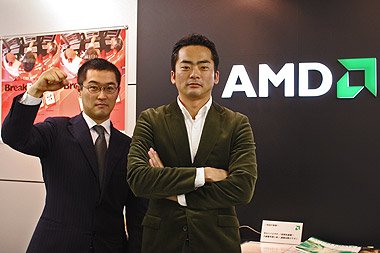 神谷氏（右）と山崎氏