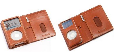 photo「PRIE TUNEWALLET Sienna for iPod 5G」（左）、「同 iPod nano」（右）