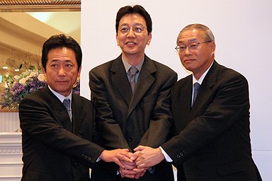 フリースケール高橋社長（中央）