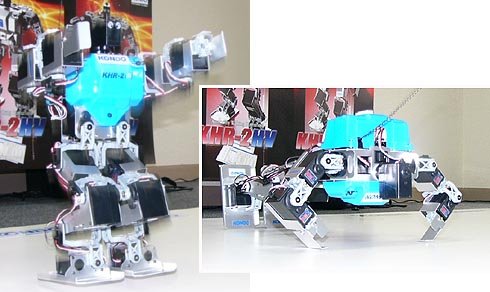 9万円を切る二足歩行ロボットキット「KHR-2HV」、近藤科学から（画像