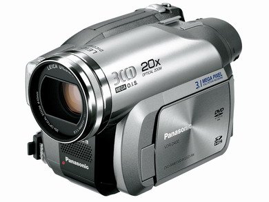 松下、3CCD＋光学20倍のDVDビデオカメラ「VDR-D400」（画像）（2/2枚目