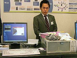 『Sun Fire X4600』で仮想サーバーを動作させていた