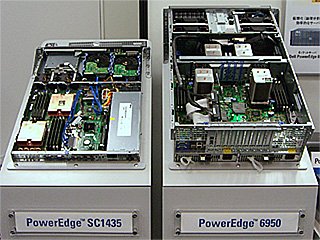 2WayのPowerEdge SC1435と4WayのPowerEdge 6950