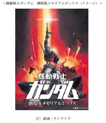 今度の声はオリジナル――劇場版ガンダムDVD-BOX（画像）（1/2枚目