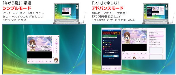 CLANNAD仕様のワンセグチューナー 「渚と一緒にながら見できます