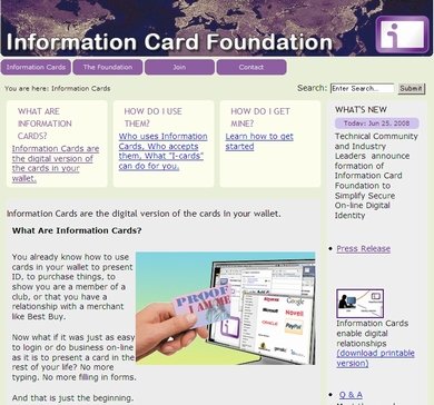 infocard