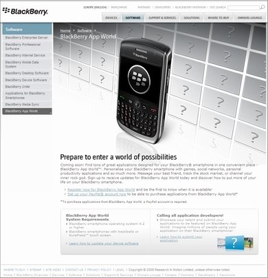 BlackBerry App World