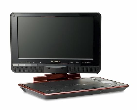 BLUEDOT、9型液晶搭載ポータブルDVDプレーヤー「BDP-1945」にワイン