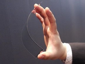 曲がる静電容量式タッチパネル