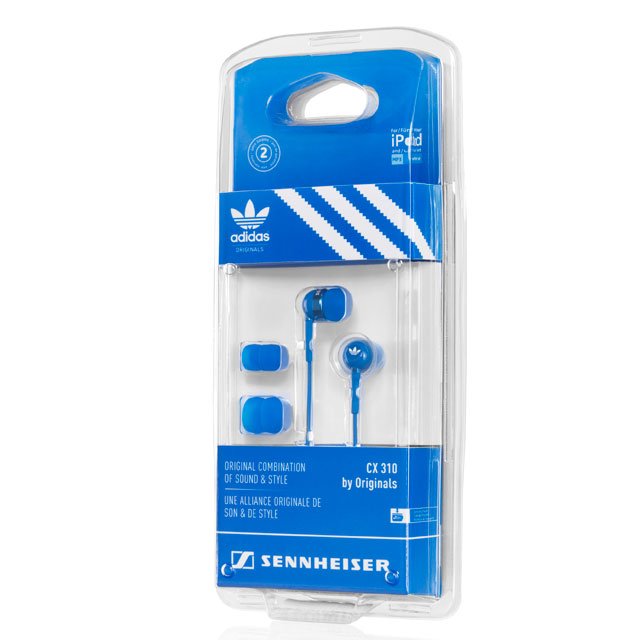 まさにスポーツ仕様、ゼンハイザー「CX310 by adidas Originals