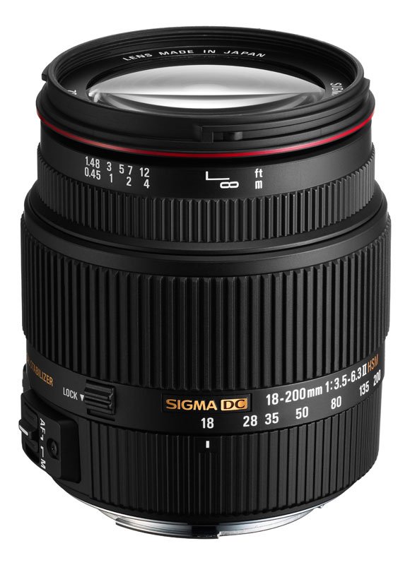 シグマ、小型化した高倍率ズームレンズ「SIGMA 18-200mm F3.5-6.3 II