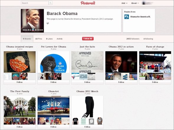  obama pinboard