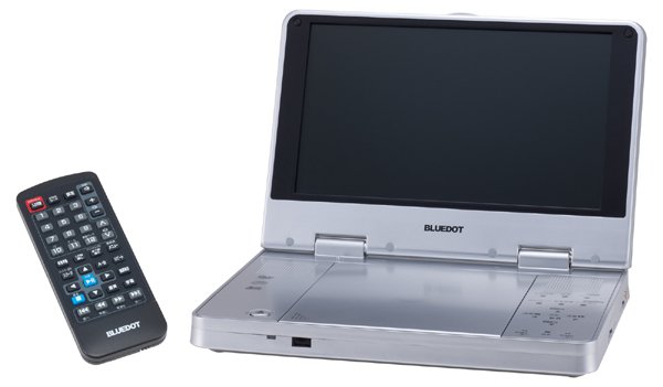 ポータブルDVDプレーヤー　BLUEDOT BDP-1950S/TV BLUEDOT、フルセグチューナー内蔵のポータブルDVDプレーヤー「BDP