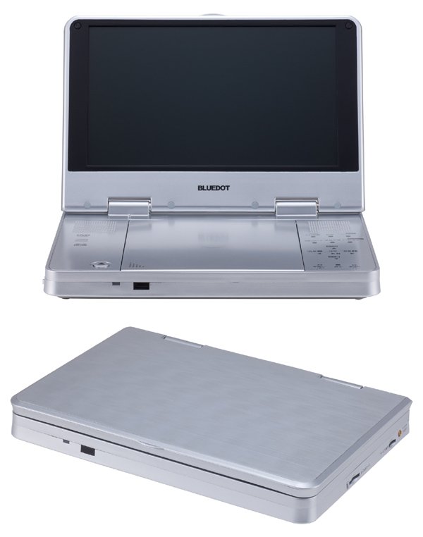 ポータブルDVDプレーヤー　BLUEDOT BDP-1950S/TV BLUEDOT、フルセグチューナー内蔵のポータブルDVDプレーヤー「BDP