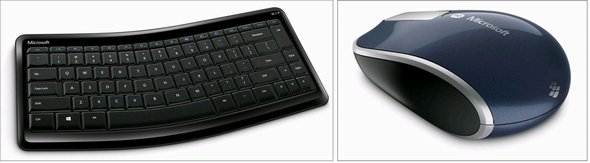  Sculpt Mobile Keyboard（左）とSculpt Touch Mouse