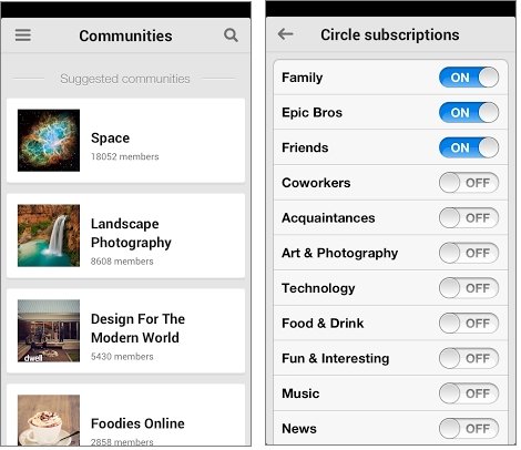  google+ 1