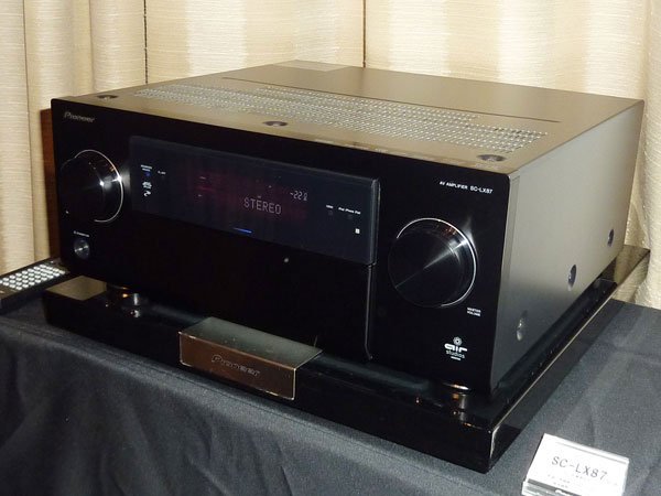 2つの“勲章”を持つAVアンプ、パイオニア「SC-LX87」（画像）（1/10枚目