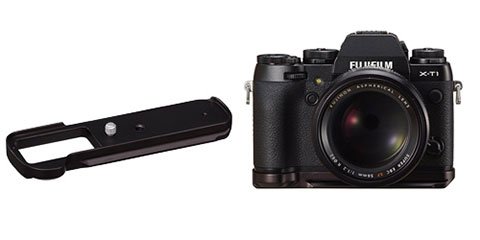 富士フイルム、純正「FUJIFILM X-T1」大型グリップ（画像）（1/2枚目