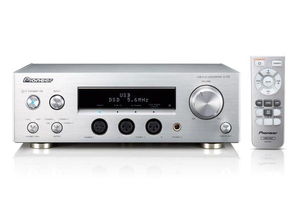 パイオニア USBDAC/ヘッドフォンアンプ U-05 パイオニア、同社初のヘッドフォンアンプ内蔵型USB-DAC「U-05」を発表