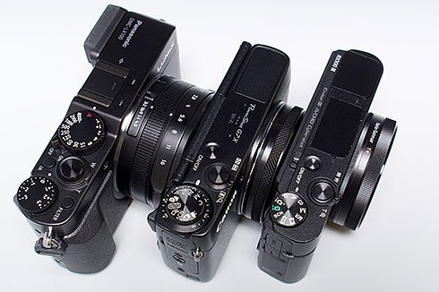 RX100 III、G7 X、LX100