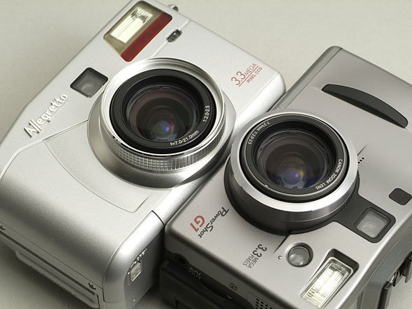 Allegretto M70とPowerShot G1