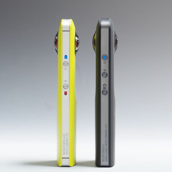THETA m15とTHETA S