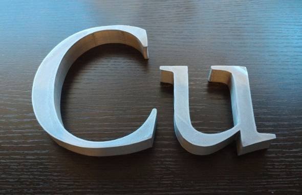 3Dプリンターを使った「立体看板」「立体文字」
