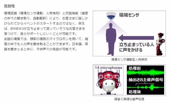 ロボット「EMIEW3」