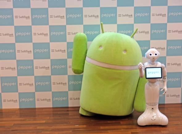 Android対応の新型「Pepper」