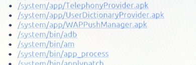 オープンソースライセンスを開くとadbが入っていることは分かるが……