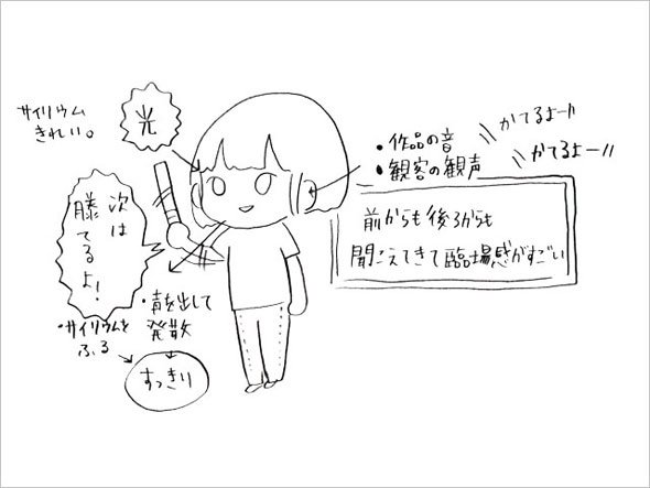 応援上映の図解
