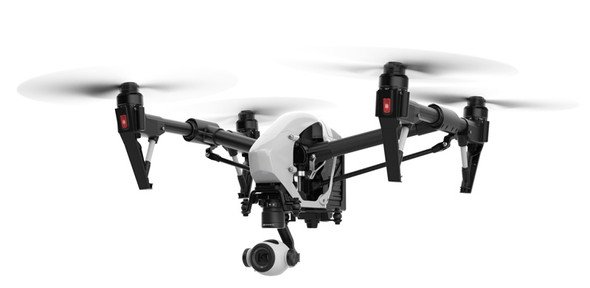 Inspire 1に装着したところ