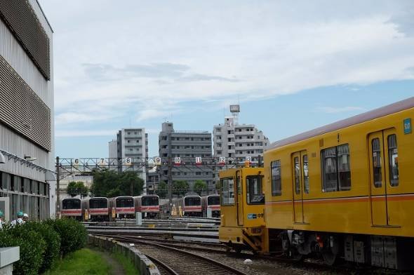 東京メトロ「中野車両基地」