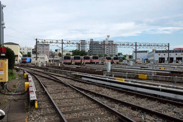 東京メトロ「中野車両基地」