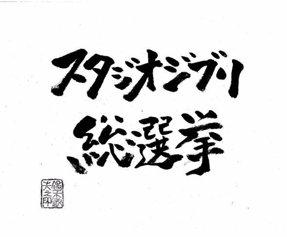 スタジオジブリ総選挙