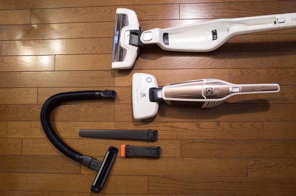 エルゴラピードの本体とアタッチメント一覧