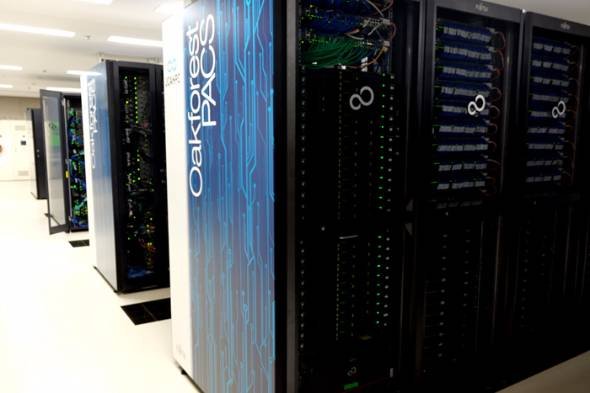 新型スーパーコンピュータ「Oakforest-PACS」