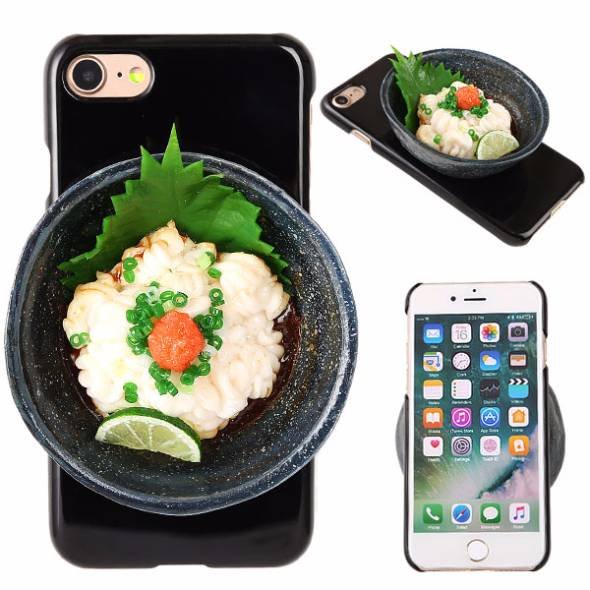 iPhone 7専用「食品サンプルカバー（白子ポン酢）」