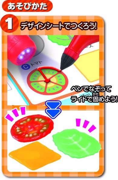 3Dドリームアーツペン 食品サンプルセット
