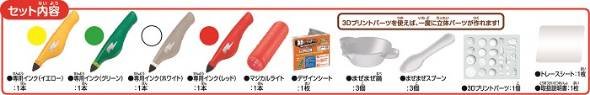 3Dドリームアーツペン 食品サンプルセット