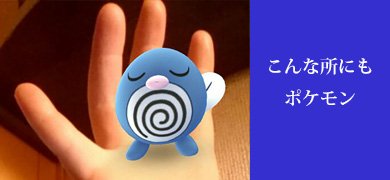 こんな所にもポケモン