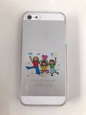 壊れたiPhone 5とママ