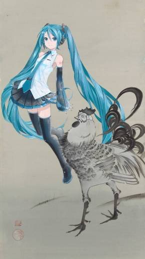 高島屋展覧会「ぼくらが日本を継いでいく-琳派・若冲・アニメ-